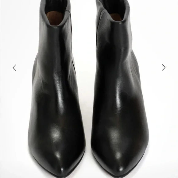 Sleek Black Ankle Booties - Picture 5 of 6